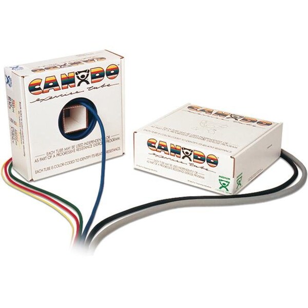 Cando International Cando 10-5726 No Latex Exercise Tubing - 100ft - Silver - XX-Heavy 1397693 - main